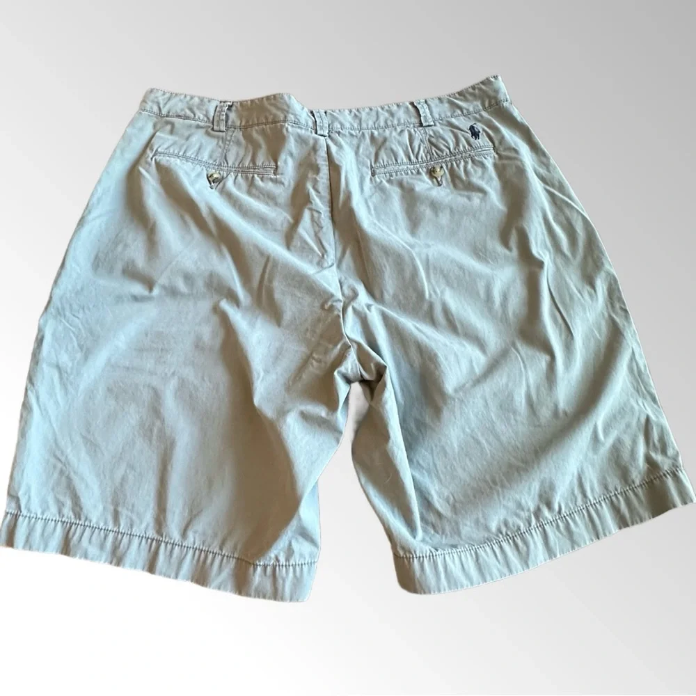 Polo Ralph Lauren Shorts Men’s Size‎ 36 Light Tan Relaxed Fit Flat Front Chino